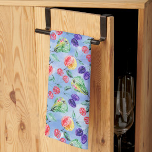 Fruits and berries. tea towel