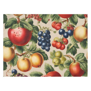 Fruits and Flowers from Luxury Italian Garden Tablecloth
