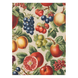 Fruits and Flowers from Luxury Italian Garden Tablecloth