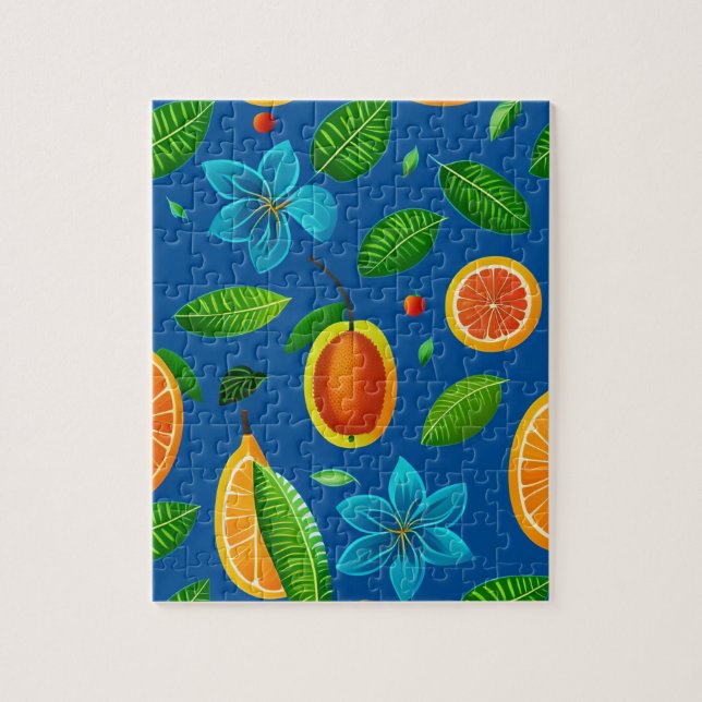 Fruits and Flowers Jigsaw Puzzle (Vertical)