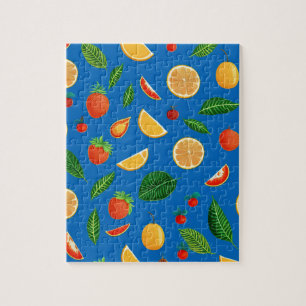 Fruits and Green Leaves Jigsaw Puzzle