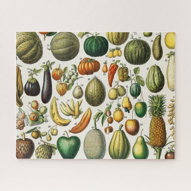 Fruits and Vegetables Jigsaw Puzzle (Horizontal)