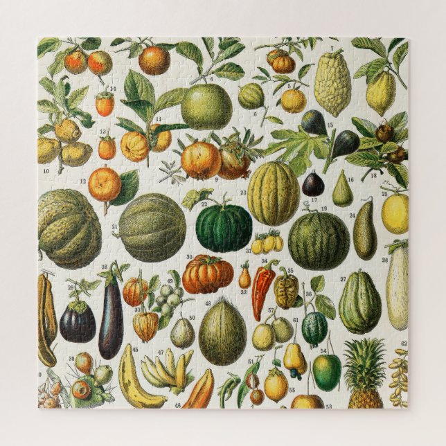 Fruits and Vegetables Jigsaw Puzzle (Vertical)
