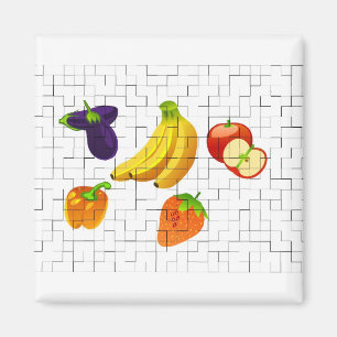 Fruits and Vegetables Magnet