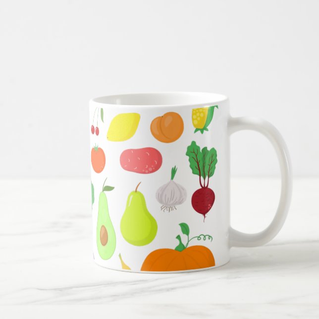 Fruits and Vegetables Mug (Right)