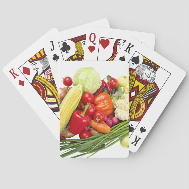 Fruits And Vegetables Playing Cards (Back)