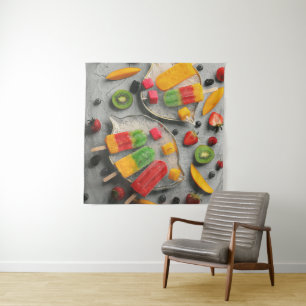 Fruits And Vegetables Tapestry