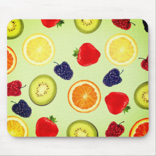 Fruits, Background, Pattern Mouse Pad