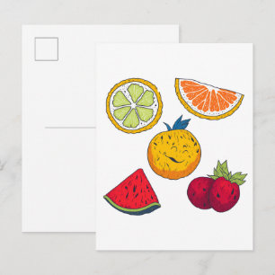 Fruits by Nico Postcard