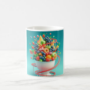 fruits foods cocktail  coffee mug