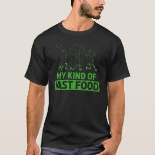 Fruits Funny My Kind Of Fast Food Vegan T-Shirt