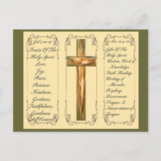 Fruits & Gifts Of The Holy Spirit Post Card