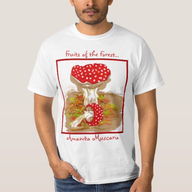 Fruits of the Forest  Amanita Muscaria T-Shirt (Front)