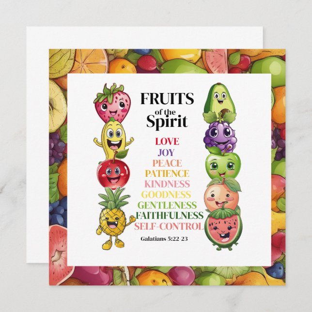Fruits of The Spirit (Front/Back)