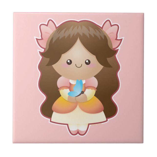 Fruits of the Spirit: Gentleness Ceramic Tile (Front)