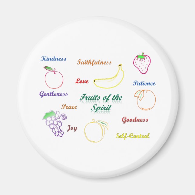 Fruits of the Spirit Magnet (Front)