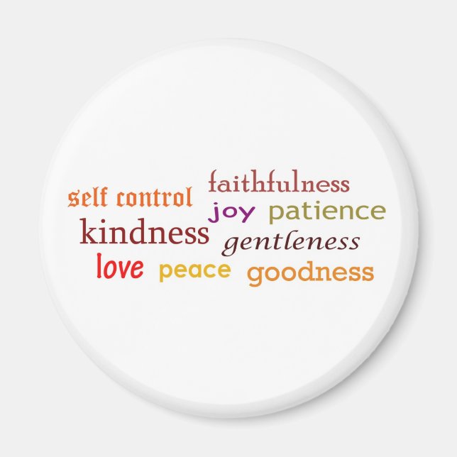 Fruits of the Spirit Magnet (Front)