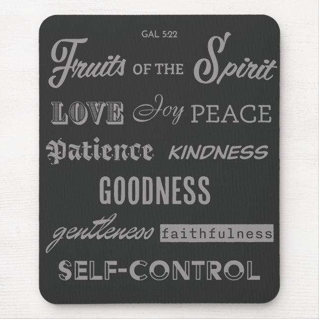 Fruits of the Spirit Mouse Pad (Front)