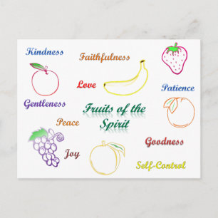 Fruits of the Spirit Postcard