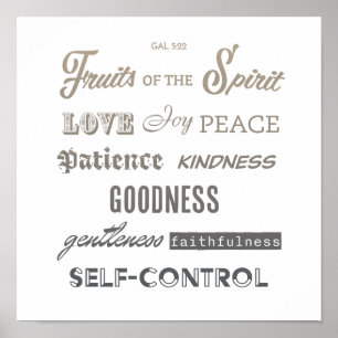 Fruits of the Spirit Poster