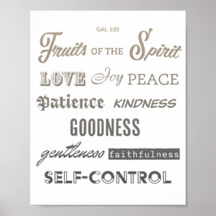 Fruits of the Spirit  Poster