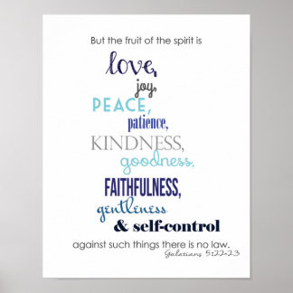 Fruits of the Spirit Poster