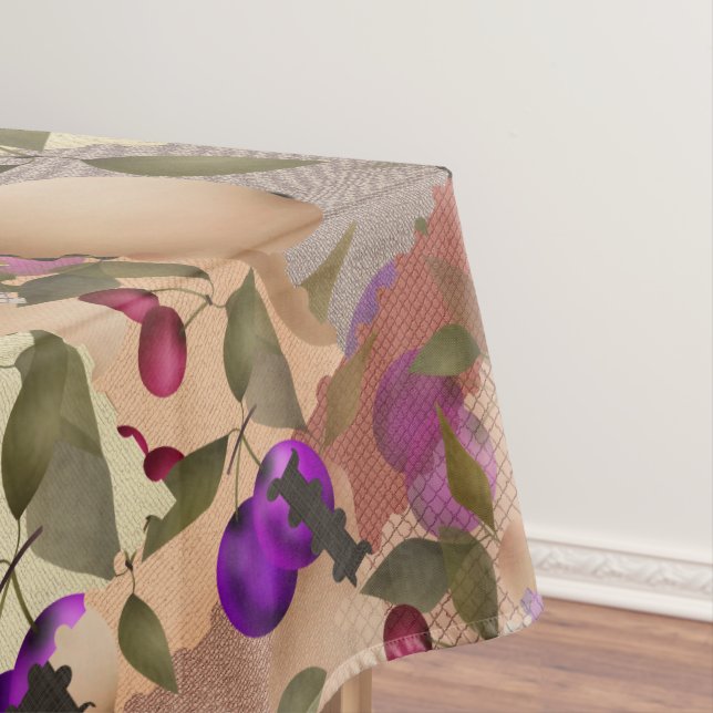Fruits, patchwork tablecloth (In Situ)