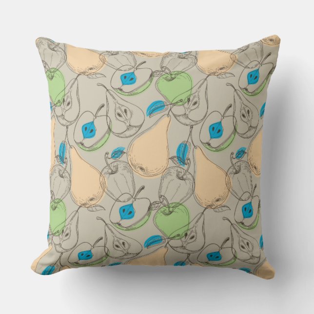 Fruits pattern cushion (Front)