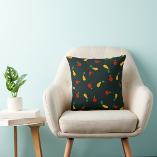Fruits pattern cushion
