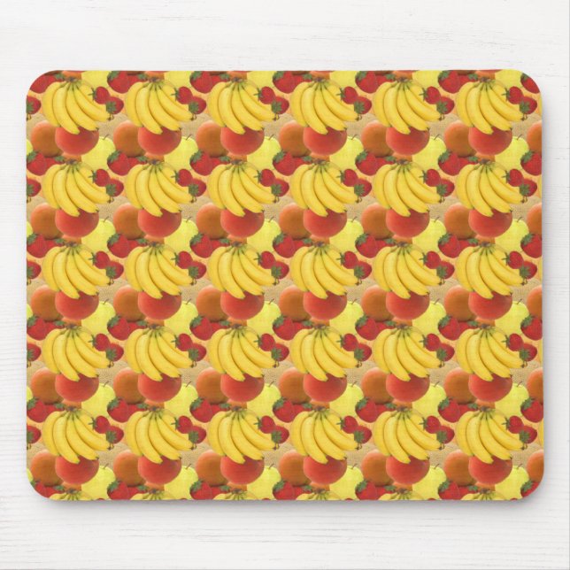 Fruits Pattern Mouse Pad (Front)