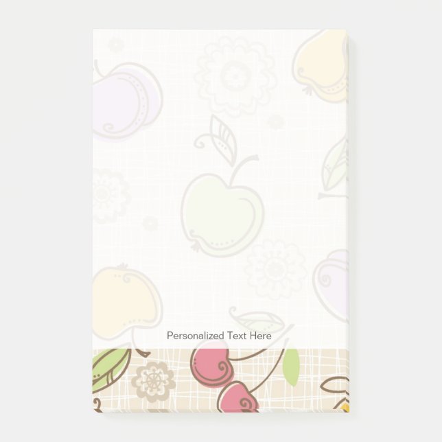 Fruits Pattern Post-it Notes (Front)