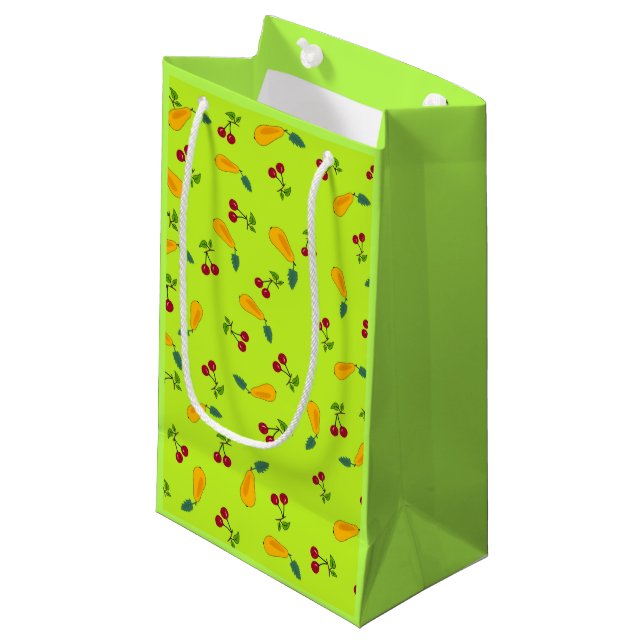 Fruits pattern small gift bag (Front Angled)