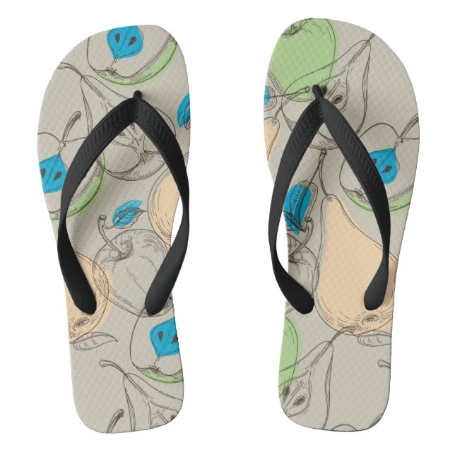Fruits pattern thongs (Footbed)