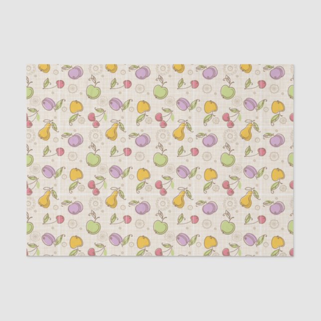 Fruits Pattern Tissue Paper (Front)