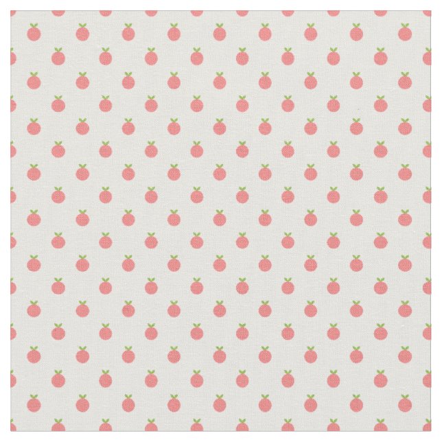 Fruits Polka Dots Fabric (Close Up)