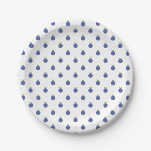 Fruits polka dots paper plate