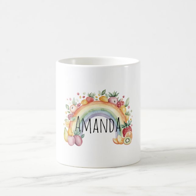 Fruits Rainbow Coffee Mug (Center)