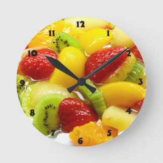 Fruits Round Clock