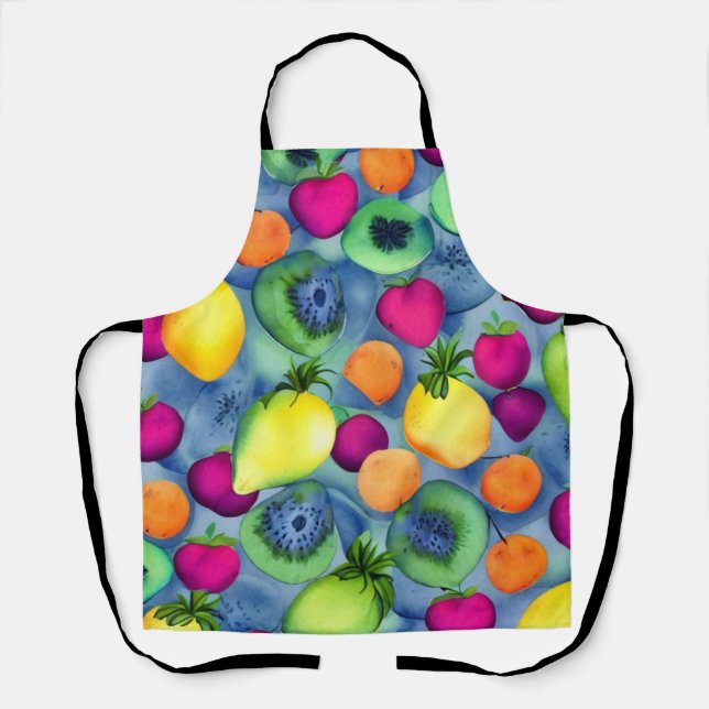 Fruits seamless pattern apron (Front)