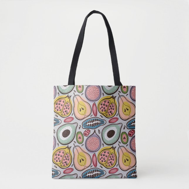 Fruits seamless pattern tote bag (Front)