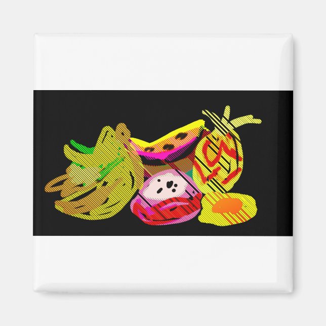 Fruits summer joy magnet (Front)