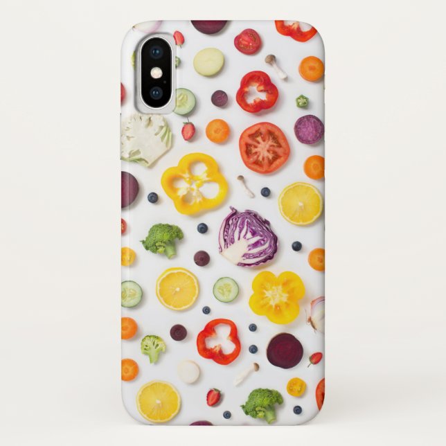 Fruits & Vegetables Case-Mate iPhone Case (Back)