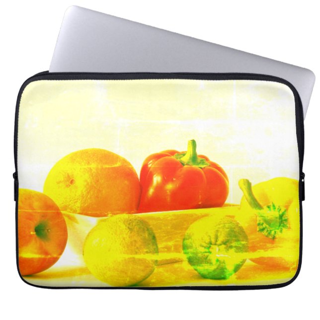 "Fruits Vegetables" Cute Photo. Buy Now Laptop Sleeve (Front)