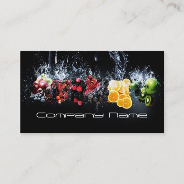 Fruits Vegetables / Healthy Life / Vegetarian Card (Front)