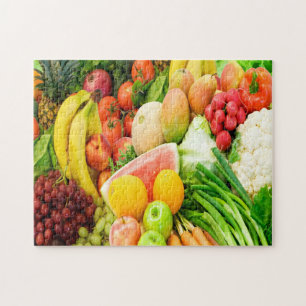 Fruits & Vegetables Lovers Jigsaw Puzzle
