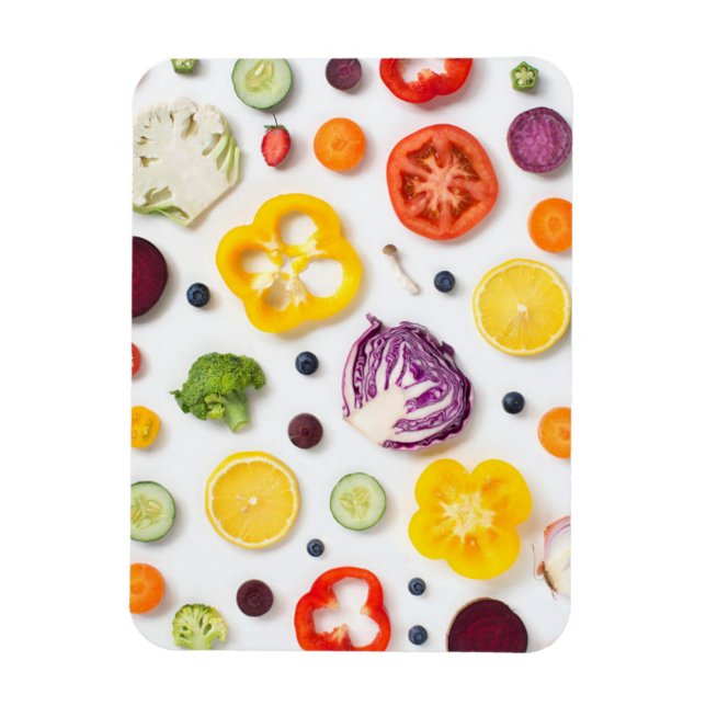 Fruits & Vegetables Magnet (Vertical)