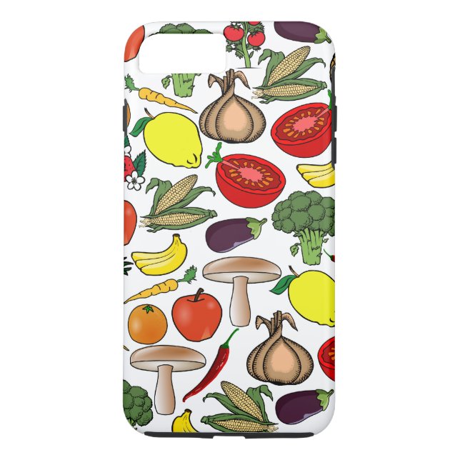 Fruits & Veggies phone cases (Back)