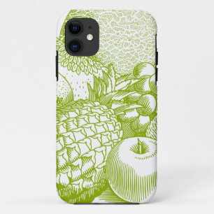 Fruits vintage food healthy retro iPhone 11 case