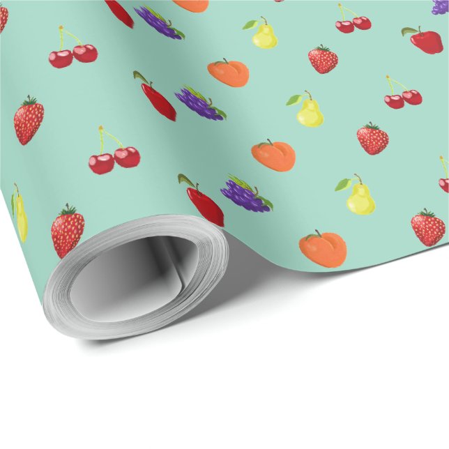 Fruits Wrapping Paper (Roll Corner)