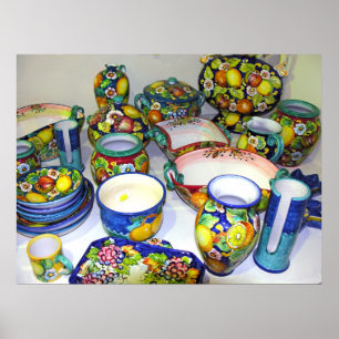 Fruity Ceramics from Sorrento(Italy) Poster